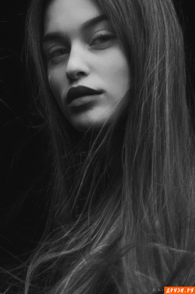 Portrait in a model agency. Studio A. Krivitsky.
