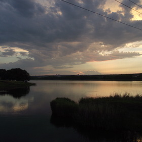 Тихий вечер на озере Кирша