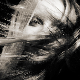Wind and hair.